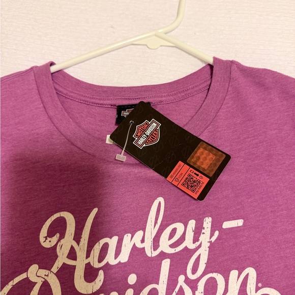NWT - Women's Harley-Davidson Magenta Tee with Teal accents - Picture 2 of 4